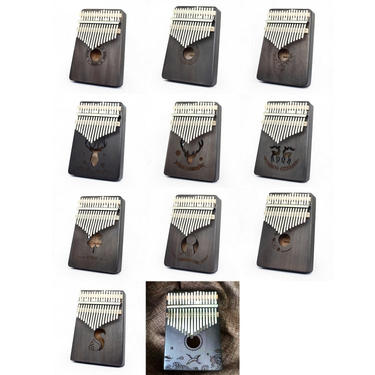 Wooden Portable Thumb Piano(Squirrel) - Keyboard Instruments by buy2fix | Online Shopping UK | buy2fix