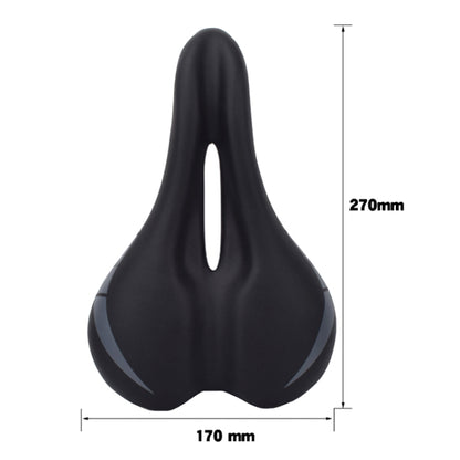 FMFXTR Bicycle Cushion Comfortable Hollow Breathable Saddle(Black) - Outdoor & Sports by FMFXTR | Online Shopping UK | buy2fix