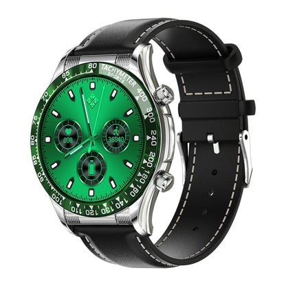 LOANIY E18 Pro Smart Bluetooth Calling Watch with NFC Function, Color: Green Leather - Smart Watches by LOANIY | Online Shopping UK | buy2fix