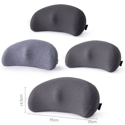 Memory Foam Car Lumbar Cushion Driving Seat Cushion(Gray) - In Car by buy2fix | Online Shopping UK | buy2fix