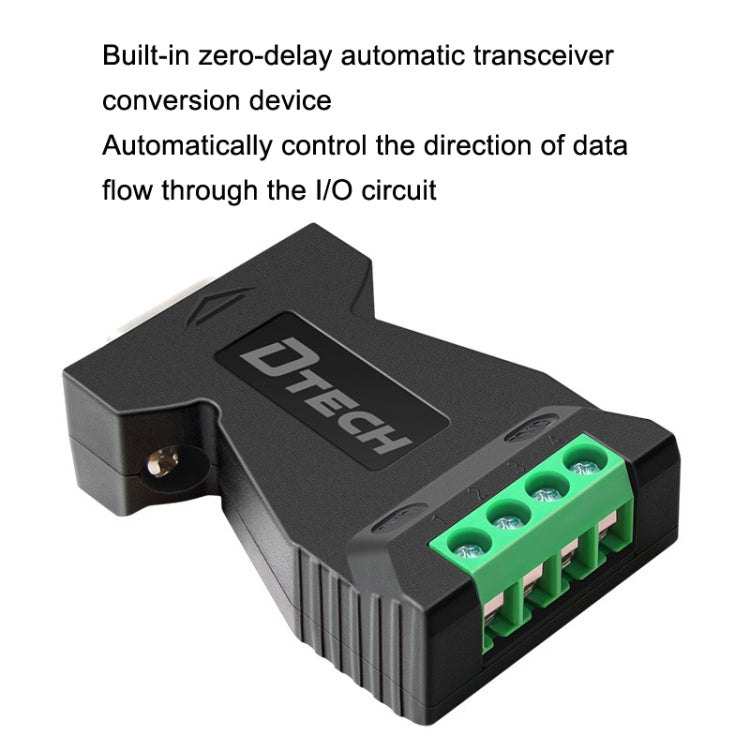 DTECH DT-9001 Industrial Grade Lightning And Surge Protection RS232 To 485 Converter - Sockets Adapters Accessories by DTECH | Online Shopping UK | buy2fix