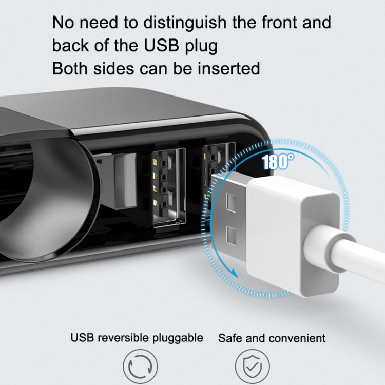 SHUNWEI Car Cigarette Lighter Charger 12/24V USB Converts Socket, Style: 3 Holes 2 USB Voltage - Car Charger by SHUNWEI | Online Shopping UK | buy2fix