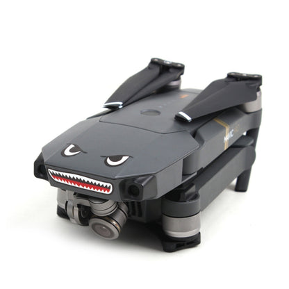 3 Sets Drone Shark Emoji Body Sticker Battery Sticker(Blue Black) - DJI & GoPro Accessories by buy2fix | Online Shopping UK | buy2fix