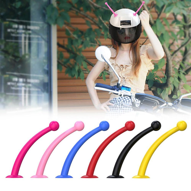 4PCS Motorcycle Helmet Soft Silicone Tentacle Sucker Decoration(Yellow) - In Car by buy2fix | Online Shopping UK | buy2fix