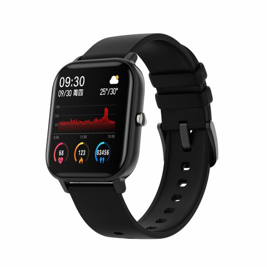 P8 1.4 Inch Heart Rate Blood Pressure Monitoring Smart Watch, Color: Black - Smart Wear by buy2fix | Online Shopping UK | buy2fix