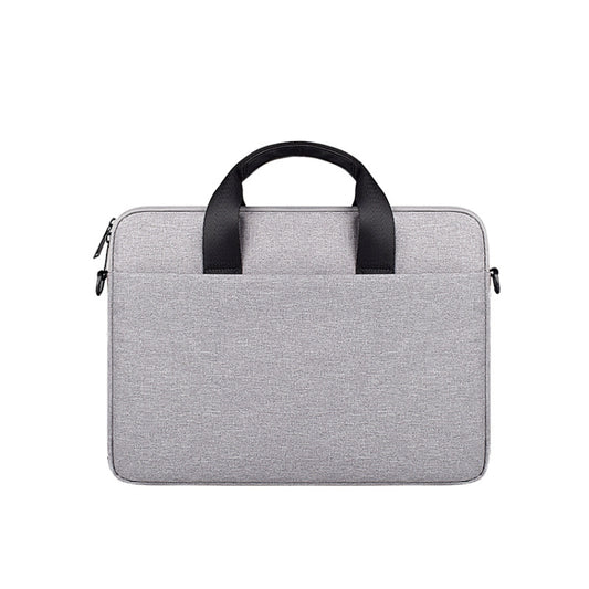 ST09 Portable Single-shoulder Laptop Bag, Size: 15.6 inches(Grey) - 15.6 - 17 inch by buy2fix | Online Shopping UK | buy2fix