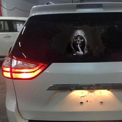 5PCS Halloween Horror Skull Car Window Sticker, Size:, Color: 30x20cm - In Car by buy2fix | Online Shopping UK | buy2fix