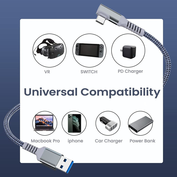 USB3.2 Gen1 VR Link Streamline For Oculus Quest 2, Model: C-C  Aluminum Shell 5M Braided Wire - VR Accessories by buy2fix | Online Shopping UK | buy2fix