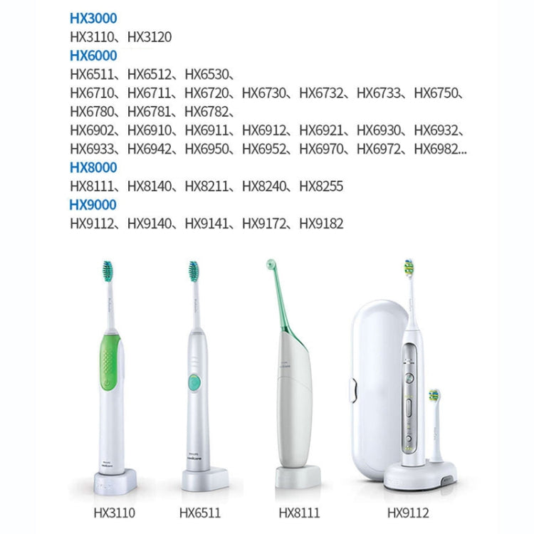 HX6100 Charger For Philips Sonicare Toothbrush HX8140 HX8111 8141 HX8211 HX8240,220V US Plug - Toothbrushes by buy2fix | Online Shopping UK | buy2fix