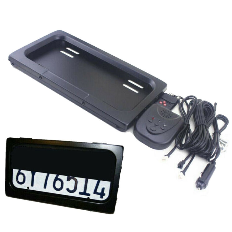 US Standard Rolling Shutter Car License Plate Frame License Plate Bracket - In Car by buy2fix | Online Shopping UK | buy2fix