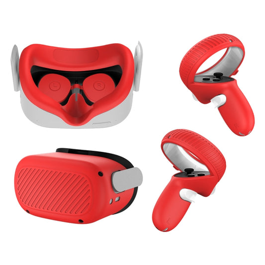 VR Glasses Lens Shell Handle Protective Case For Oculus Quest 2(Red) - Consumer Electronics by buy2fix | Online Shopping UK | buy2fix