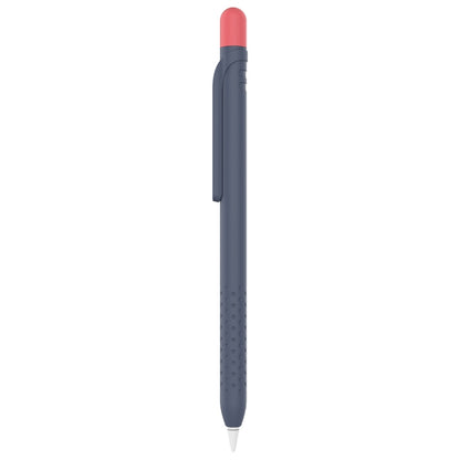 CY152 Magnetic Silicone Storage Colorblock Pen Holder For Apple Pencil 1(Midnight Blue) - Pencil Accessories by buy2fix | Online Shopping UK | buy2fix