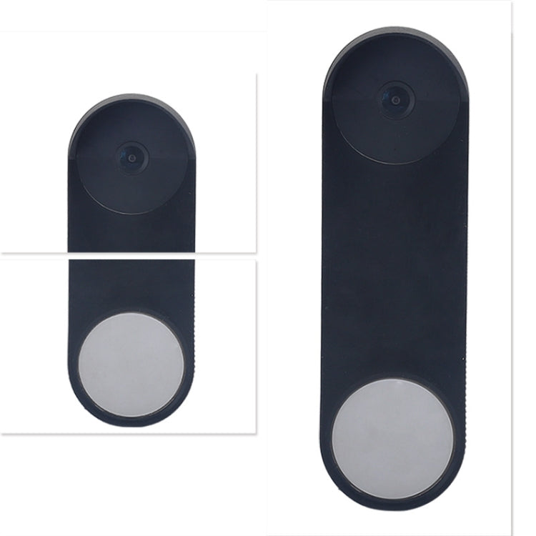 Doorbell Silicone Protective Cover for Google NEST HelloDoorbell Battery Version(Black) - Security by buy2fix | Online Shopping UK | buy2fix