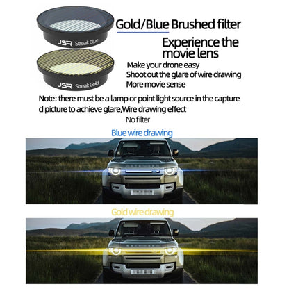 JSR  Drone Filter Lens Filter For DJI Avata,Style: Brushed Gold - Lens Filter by JSR | Online Shopping UK | buy2fix