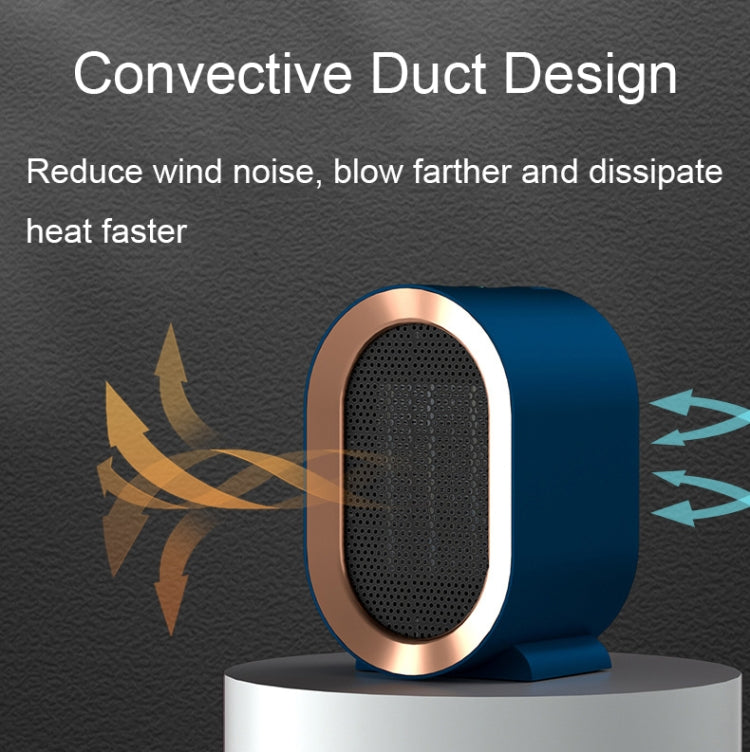 XH-1201 Winter Desktop Small Heater Quiet Fast Heat PTC Electric Heater, CN Plug(White) - Consumer Electronics by buy2fix | Online Shopping UK | buy2fix
