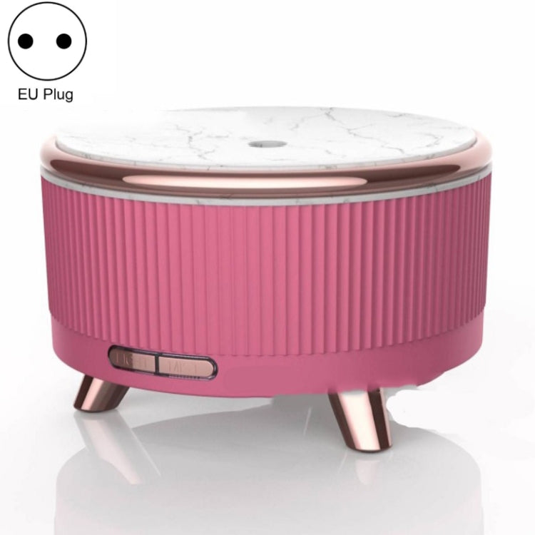 Ultrasonic Aromatherapy Diffuser Humidifier Essential Oil Diffuser EU Plug(Rose Red) - Home & Garden by buy2fix | Online Shopping UK | buy2fix