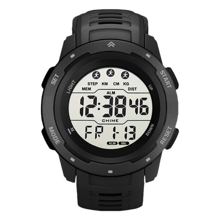 SYNOKE 9811 Luminous Large Screen Outdoor Running Student Watch(Black) - Silicone Strap Watches by SYNOKE | Online Shopping UK | buy2fix