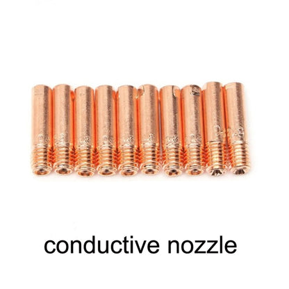 18 PCS / Set Welding Needle Point Vover Nozzle Kit Gas Shielded Welding Conductive Nozzle - Home & Garden by buy2fix | Online Shopping UK | buy2fix