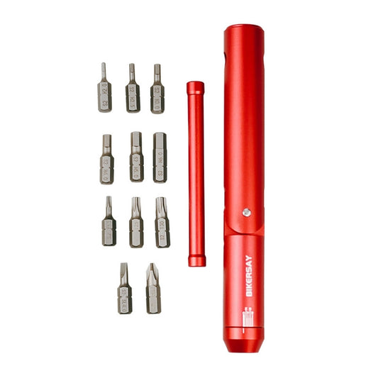 BIKERSAY BT081 Multifunction Bike Repair Torsion Wrench Set(Red) - Outdoor & Sports by BIKERSAY | Online Shopping UK | buy2fix