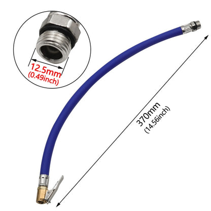 2 PCS Bicycle Car Tire Rubber Tube Pump Nozzle, Specification: 12.5mm Blue - Bicycle Locks & Bicycle Pumps by buy2fix | Online Shopping UK | buy2fix