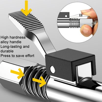 PC002 Lock Clamp Type High Pressure Grease Nozzle, Style: Butter Mouth+30cm Hose+3 Heads - In Car by buy2fix | Online Shopping UK | buy2fix