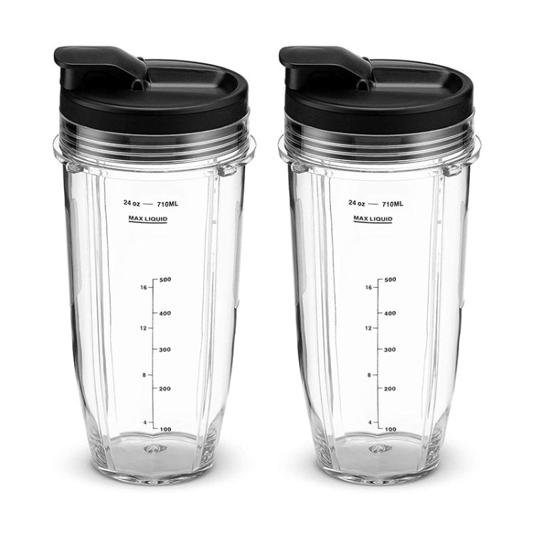 For Nutri Ninja Auto IQ Series Blenders 2pcs 710ML(24oz) Measuring Scale Cup Mug - Home & Garden by buy2fix | Online Shopping UK | buy2fix