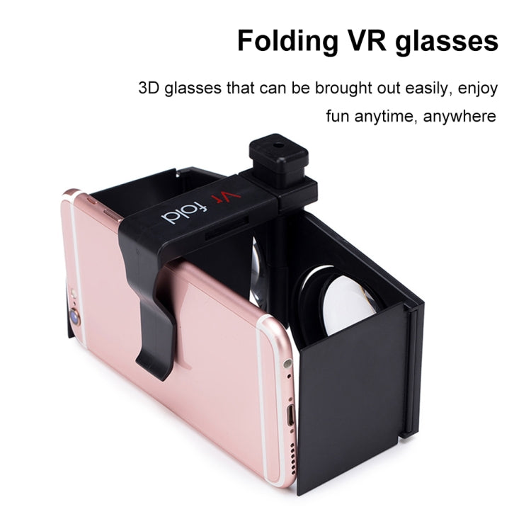 Vr fold V1 Panoramic View Convenient Folding VR Glasses(Black) - Consumer Electronics by Vr fold | Online Shopping UK | buy2fix