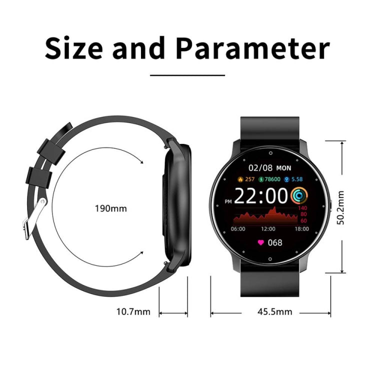 BW0223 Heart Rate/Blood Oxygen/Blood Pressure Monitoring Bluetooth Smart Calling Watch, Color: Silicone Black - Smart Wear by buy2fix | Online Shopping UK | buy2fix