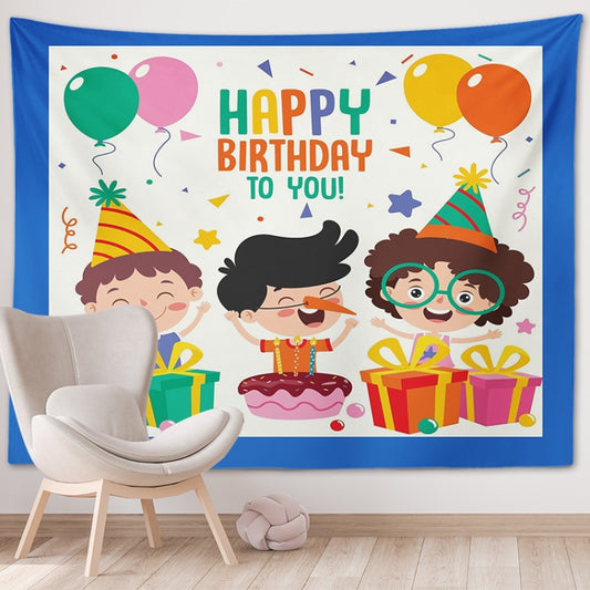 Happy Birthday Photo Backdrop Party Decoration Tapestry, Size: 200x150cm(GT56-4) - Camera Accessories by buy2fix | Online Shopping UK | buy2fix