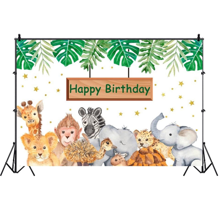 MDM07437 1.5m x 1m Animal Forest Cartoon Birthday Party Banquet Decoration Photo Background Cloth - Camera Accessories by buy2fix | Online Shopping UK | buy2fix