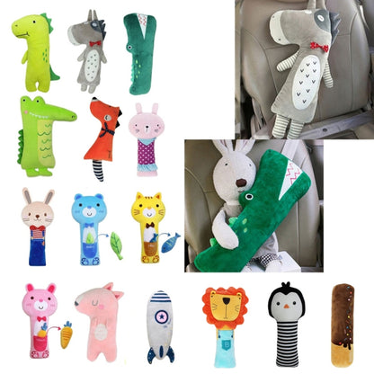 50cm Children Car Belt Cartoon Shoulder Protector Pillow(Lion) - In Car by buy2fix | Online Shopping UK | buy2fix