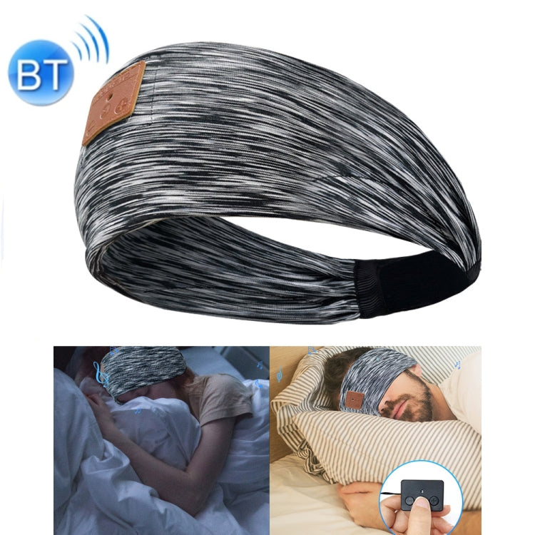 Bluetooth Wireless Headband Quick Drying Sleeping Headphones with HD Speakers(Stripe Black) - Eye Masks by buy2fix | Online Shopping UK | buy2fix