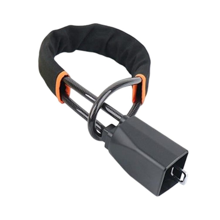 S308 Car Steering Wheel Wire Rope Lock Security Anti-theft Locks(Black) - In Car by buy2fix | Online Shopping UK | buy2fix
