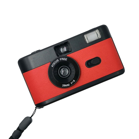 R2-FILM Retro Manual Reusable Film Camera for Children without Film(Black+Red) - Consumer Electronics by buy2fix | Online Shopping UK | buy2fix