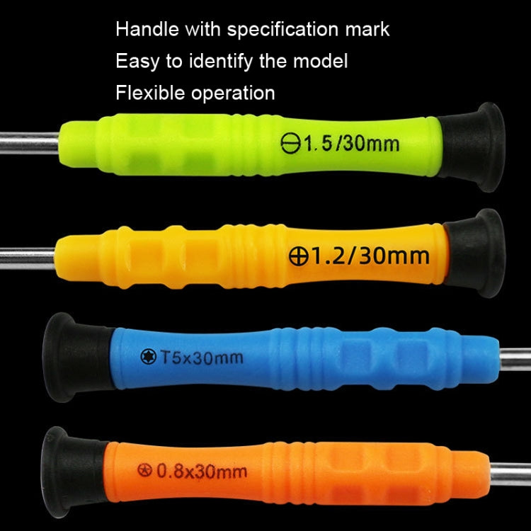 20pcs Mini Screwdriver Anti-Slip Mobile Phone Disassembly Maintenance Tools, Series: 1.2 Five Star - Repair & Spare Parts by buy2fix | Online Shopping UK | buy2fix