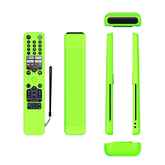 For Sony RMF/MG3-TX520U Y52 Voice Remote Anti-Drop Silicone Protective Cover(Luminous Green) - Consumer Electronics by buy2fix | Online Shopping UK | buy2fix