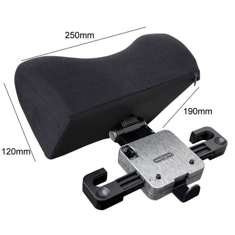 A09 5D Car Universal Adjustment U-shaped Memory Foam Headrest, Color: Black - In Car by buy2fix | Online Shopping UK | buy2fix