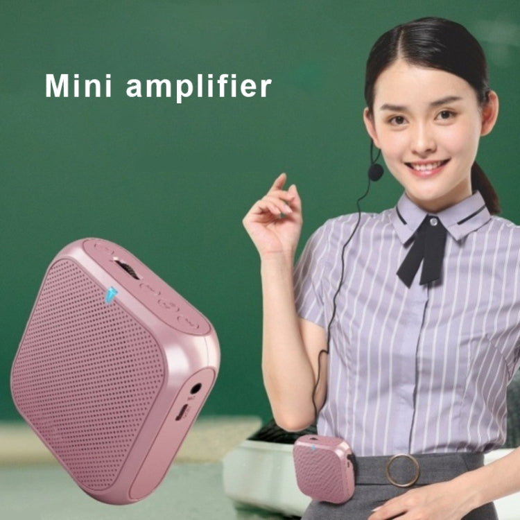 Rolton K400 Mini Audio Speaker Megaphone Voice Amplifier  Support FM Radio TF MP3(Rose Gold) - Consumer Electronics by Rolton | Online Shopping UK | buy2fix