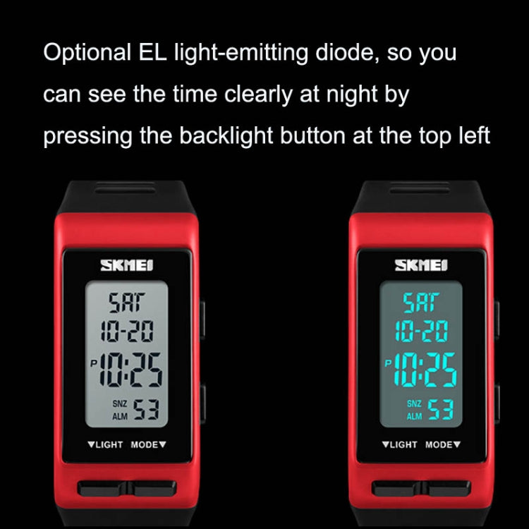 SKMEI 1362 Sports Electronic Watch Fashion Waterproof Countdown Children LED Watch(White) - LED Digital Watches by SKMEI | Online Shopping UK | buy2fix