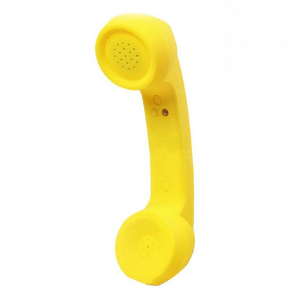 Bluetooth Wireless Connection Retro Microphone External Mobile Phone Handset(Yellow) - Bluetooth Earphone by buy2fix | Online Shopping UK | buy2fix