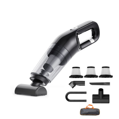 Car Wireless Charging High Power Handheld Vacuum Cleaner Black Luxury - In Car by buy2fix | Online Shopping UK | buy2fix