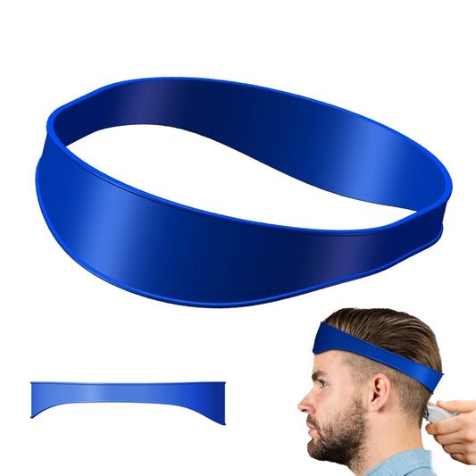 Salon Neck Hair Line Guide Barber Trim Ruler Hair DIY Tool Hair Trimming Template Tools(Blue) - Hair Trimmer by buy2fix | Online Shopping UK | buy2fix