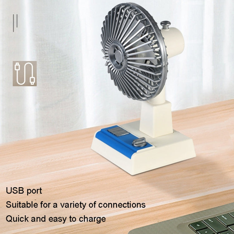 ZR21-25 Retro Desktop Fan High Wind Air Circulation Fan - Consumer Electronics by buy2fix | Online Shopping UK | buy2fix