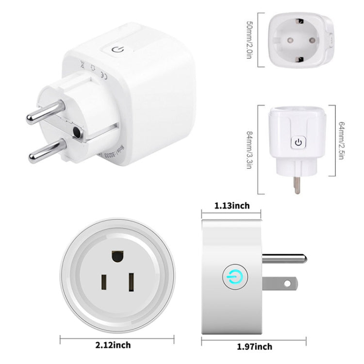 Tuya Smart App Wifi Smart Socket Phone Remote Timing Voice Switch Supports Alexa UK Plug, Style: 20A Power Model - Smart Socket by buy2fix | Online Shopping UK | buy2fix