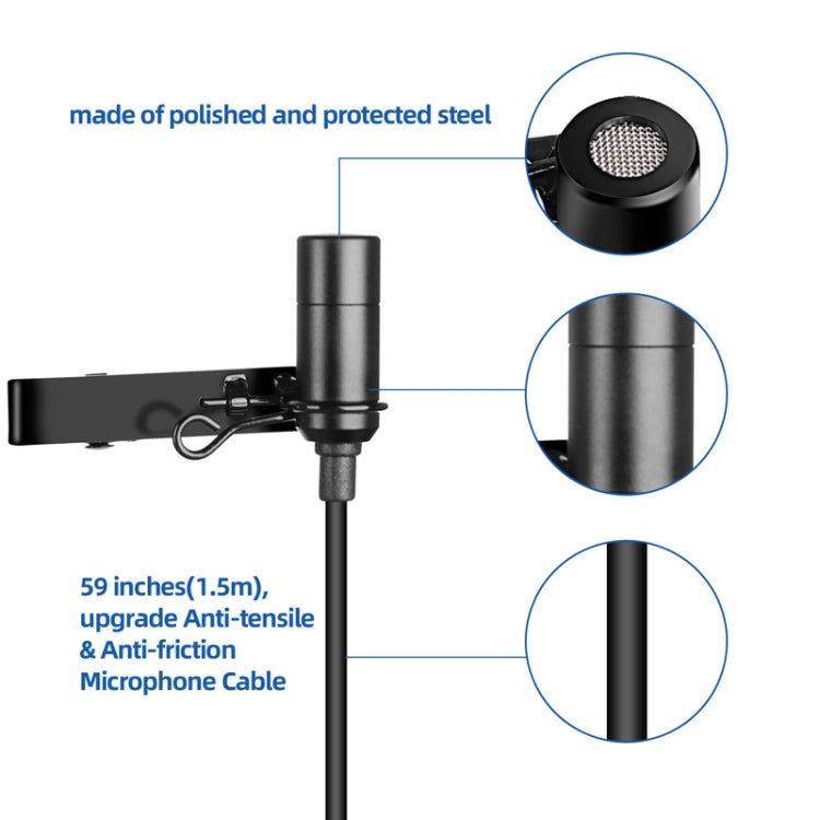 Q6 1 Drag 2 Wireless Lavalier Head Wear With Stand USB Computer Recording Microphone Live Phone SLR Lavalier Microphone - Consumer Electronics by buy2fix | Online Shopping UK | buy2fix