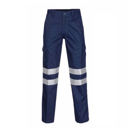 Pure Cotton Long-sleeved Reflective Clothes Overalls Work Clothes, Size: M(Double Reflector Pants) - Workplace Safety Supplies by buy2fix | Online Shopping UK | buy2fix