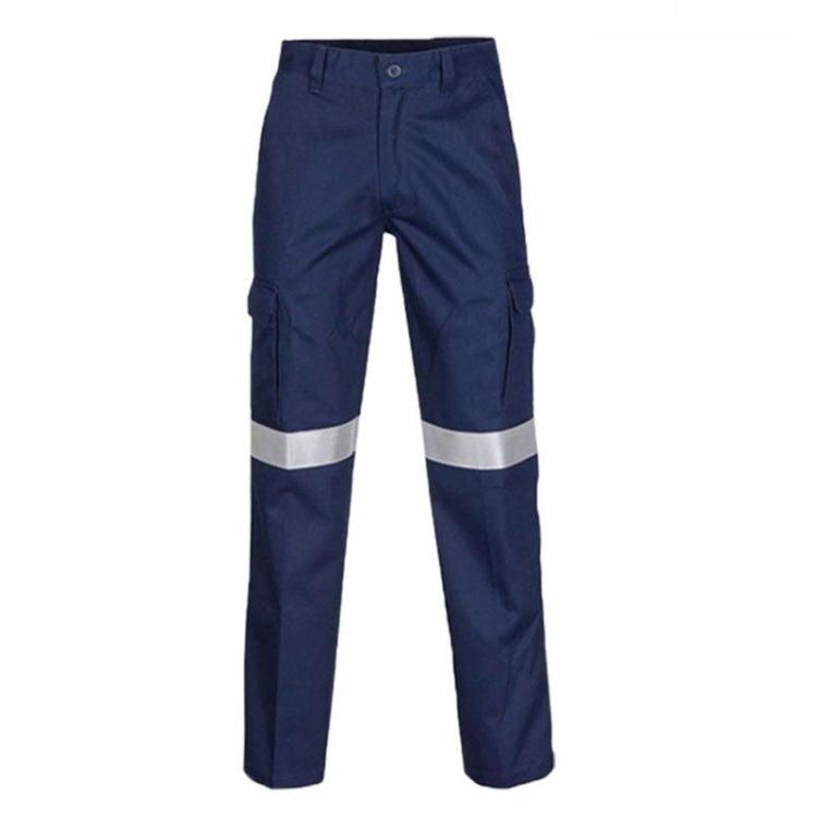 Pure Cotton Long-sleeved Reflective Clothes Overalls Work Clothes, Size: L(Single Reflector Pants) - Workplace Safety Supplies by buy2fix | Online Shopping UK | buy2fix