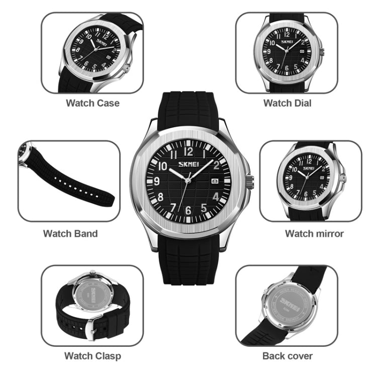 SKMEI 9286 Outdoor Sports Multifunctional Men Waterproof Quartz Watch(Coffee) - Alloy Watches by SKMEI | Online Shopping UK | buy2fix