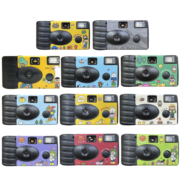 27pcs Happy Day Retro Film Camera Waterproof Cartoon Decorative Stickers without Camera - Consumer Electronics by buy2fix | Online Shopping UK | buy2fix