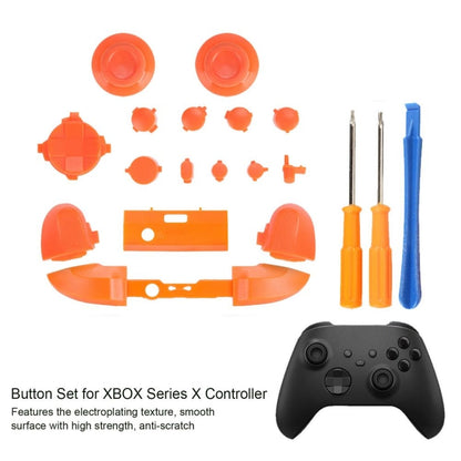 For Xbox Series X Controller Thumbstick LB RB Bumpers Trigger Buttons With Screwdriver Accessories(Orange) - Repair & Spare Parts by buy2fix | Online Shopping UK | buy2fix